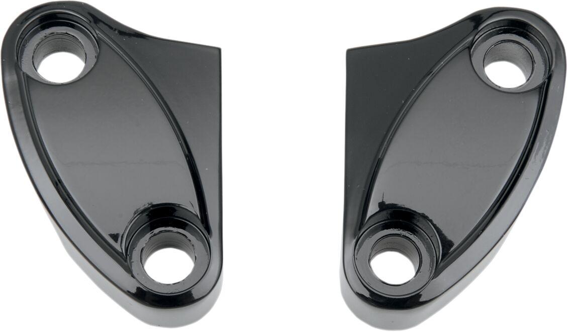57-6029AB - Drag Specialties Handlebar Riser Clamps - Black