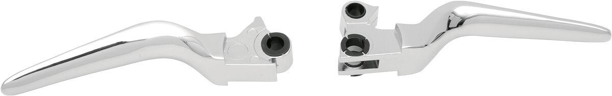 053324 - Drag Specialties Custom Lever Set For Harley Davidson FLD 1690 2012-2013 - Chrome