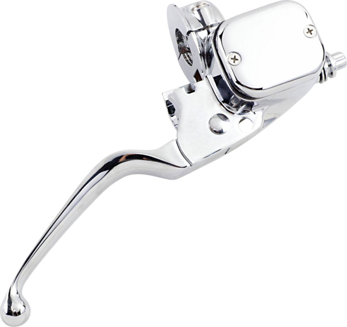 H07-0748-1 - Drag Specialties Front Brake Master Cylinder Assembly For Harley Davidson FLD 1690 2012-2013 - Chrome