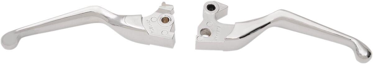 H07-0592 - Drag Specialties Wide Blade Lever Set For Harley Davidson XL 1200 C 2014-2020 - Chrome