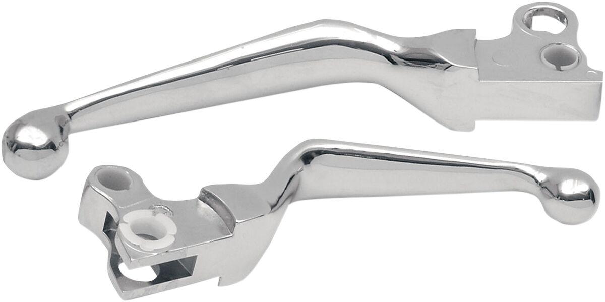 07-0541V-C - Drag Specialties Wide Blade Clutch Lever For Harley Davidson FLH 1340 1982-1984 - Chrome