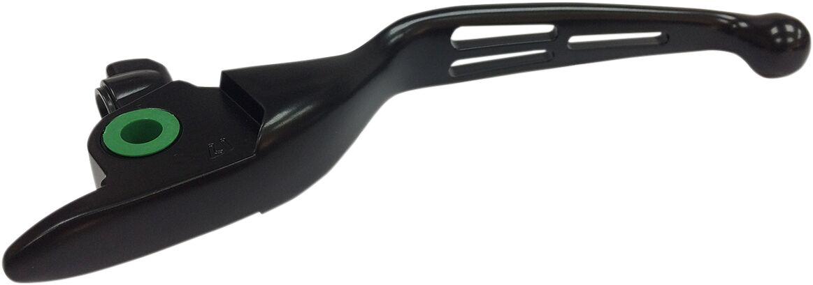 H07-0605MB-C - Drag Specialties Slotted Wide Blade Lever For Harley Davidson FLHR 1750 2017-2019 - Black