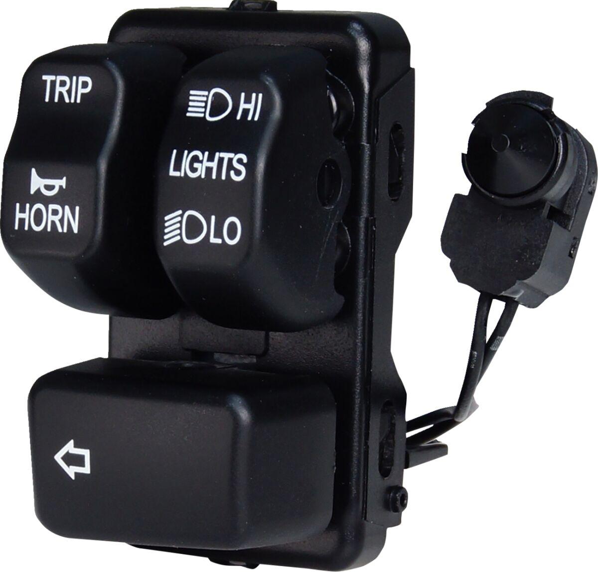 78591B - Drag Specialties Can Bus Handlebar Control Module For Harley Davidson FLD 1690 2012-2013 - Black
