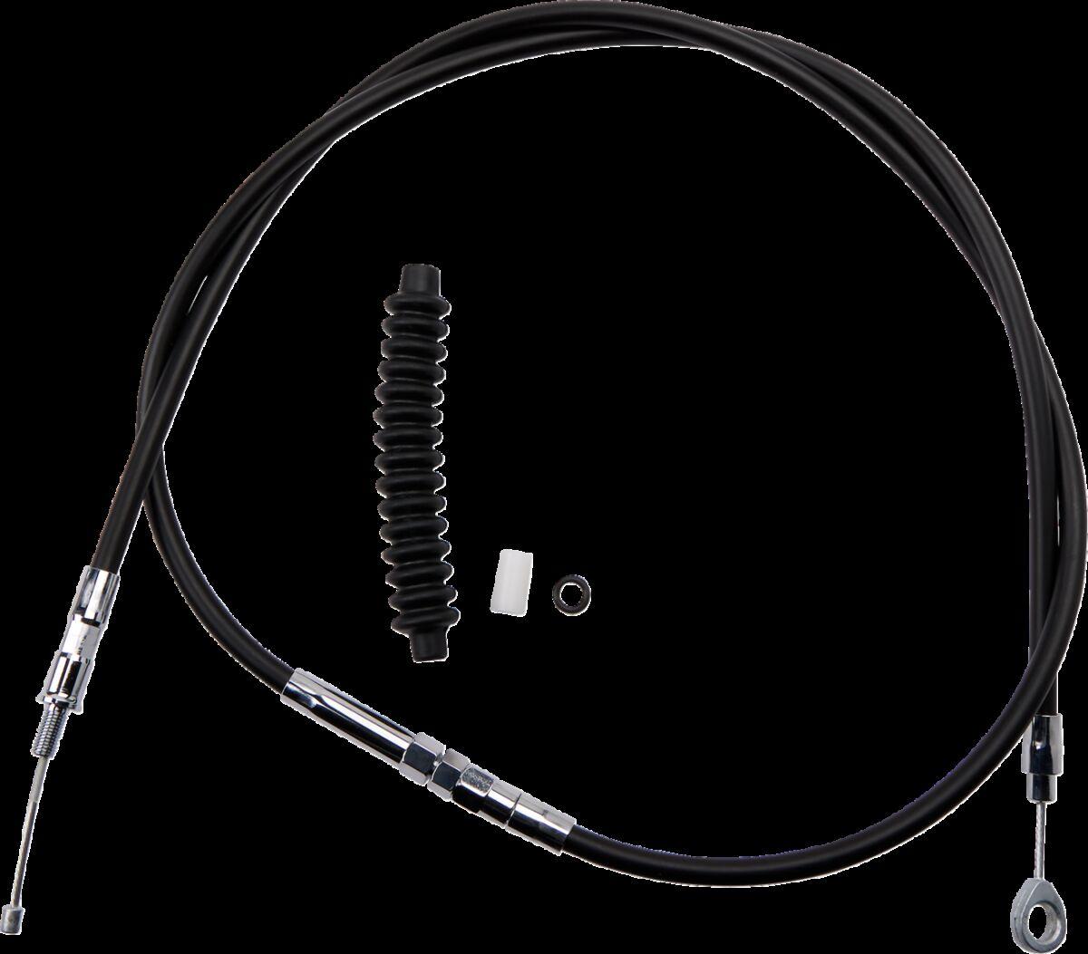 4320100HE - Drag Specialties Clutch Cable For Harley Davidson FLHS 1340 1987-1988 159 cm (62-11/16") - Black