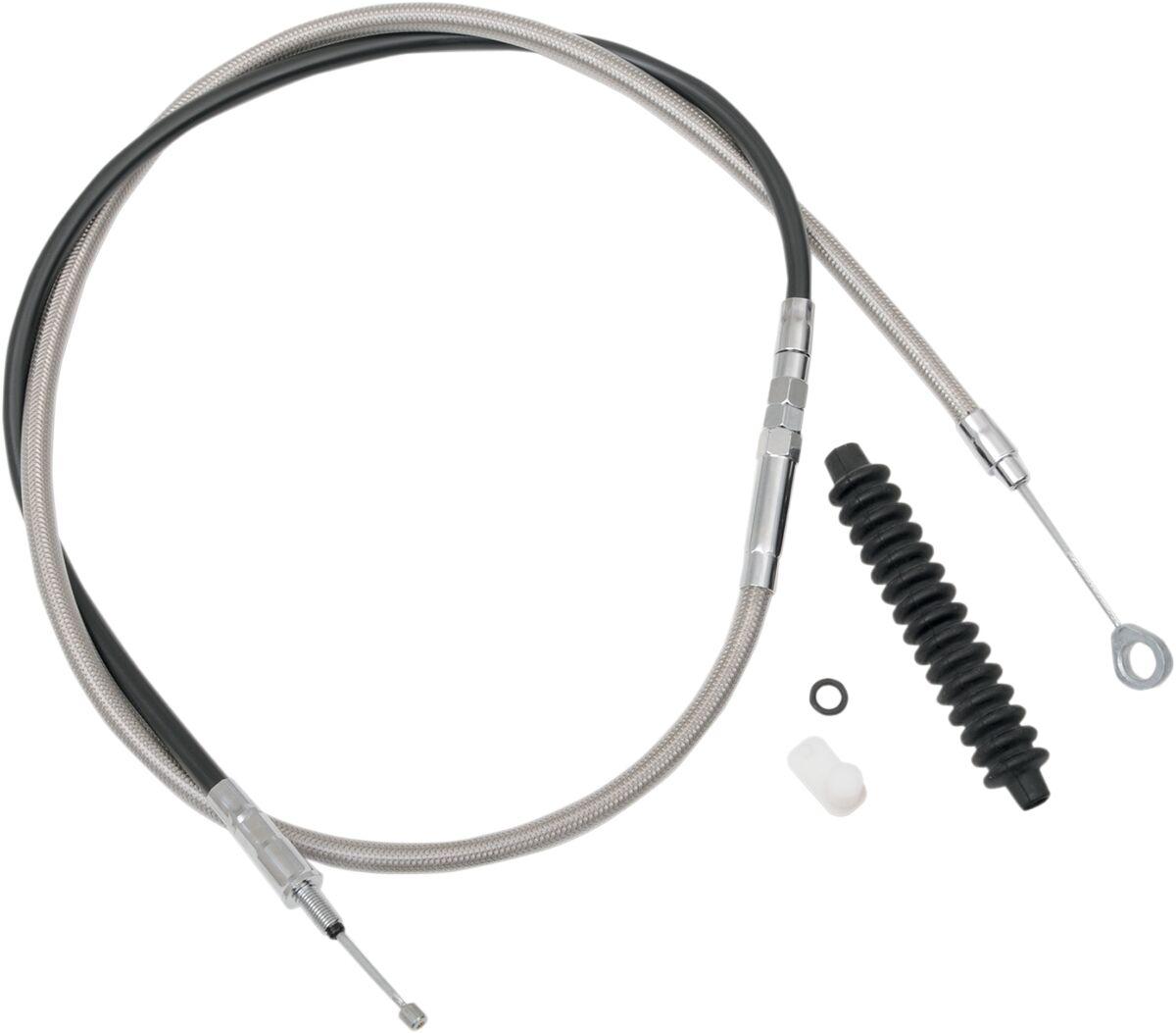 5321210HE - Drag Specialties Clutch Cable For Harley Davidson FLHR 1340 1994-1998 184.5 cm (72-11/16") - Chrome