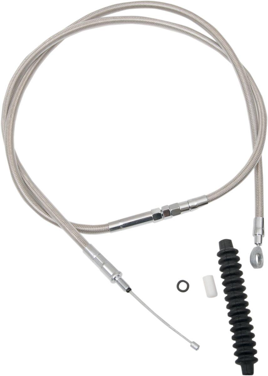 5322302HE - Drag Specialties Clutch Cable For Harley Davidson FLS 1690 2012-2014 159 cm (62-11/16") - Chrome