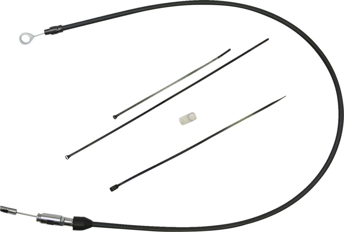 6323404HE - Drag Specialties Quick Connect Clutch Cable For Harley Davidson FLSB 1750 2018-2024 - Black