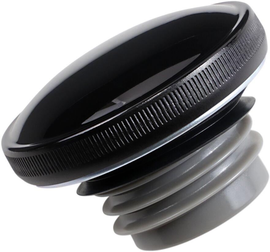 03-0305GB-A - Drag Specialties Screw-In Vented Fuel Cap For Harley Davidson FLD 1690 2012-2013 - Black/Gloss