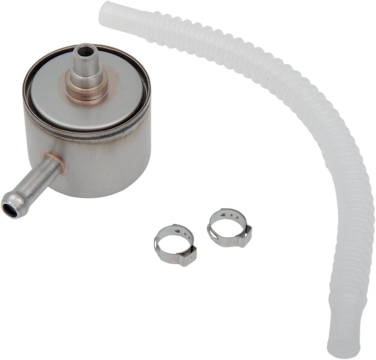 T03-0076NU - Drag Specialties Fuel Filter Kit For Harley Davidson FLHR 1584 2007 - Silver/White