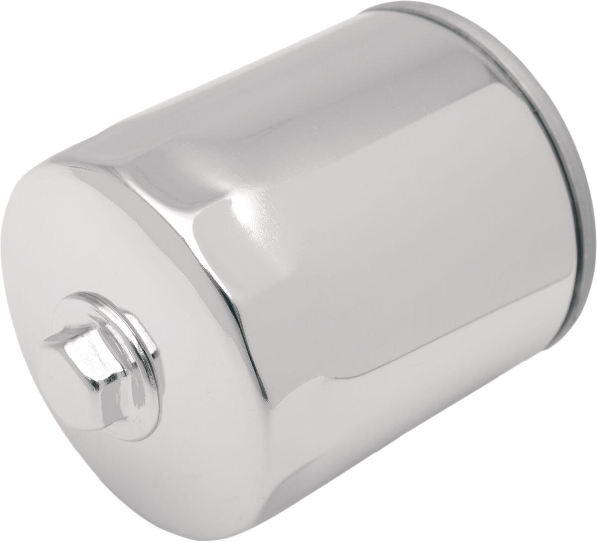 14-0020CK-BX18 - Drag Specialties Spin-On Oil Filter For Harley Davidson FLD 1690 2014-2016 - Chrome