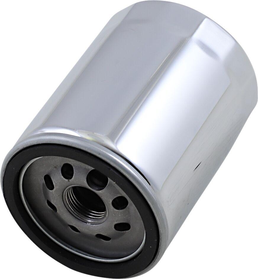 14-0020CNU - Drag Specialties Spin-On Oil Filter For Harley Davidson FLDE 1750 2018-2020 - Chrome