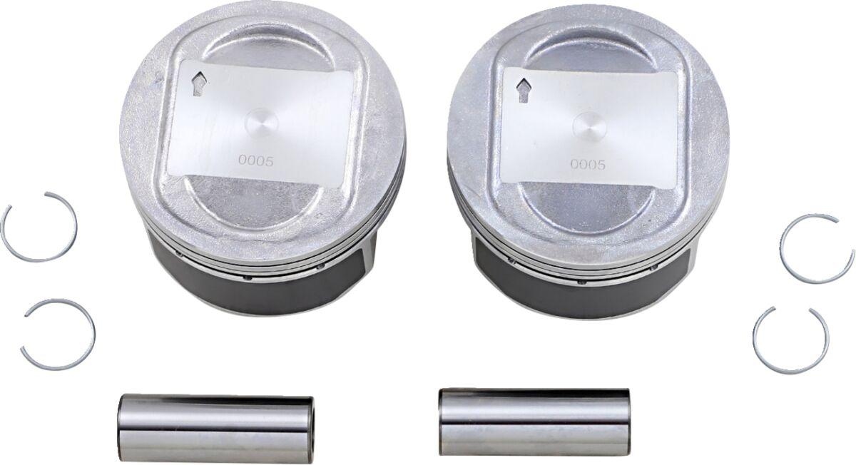 22661-99A-005 - Drag Specialties Big Bore Piston For Harley Davidson FLHRSEI 1550 2002 +0.005"