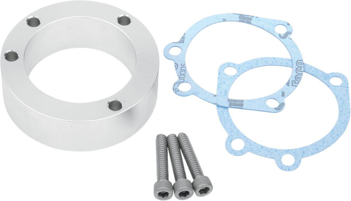 121229 - Drag Specialties Air Cleaner Adapter For Harley Davidson FLD 1690 2012-2013 - Machined