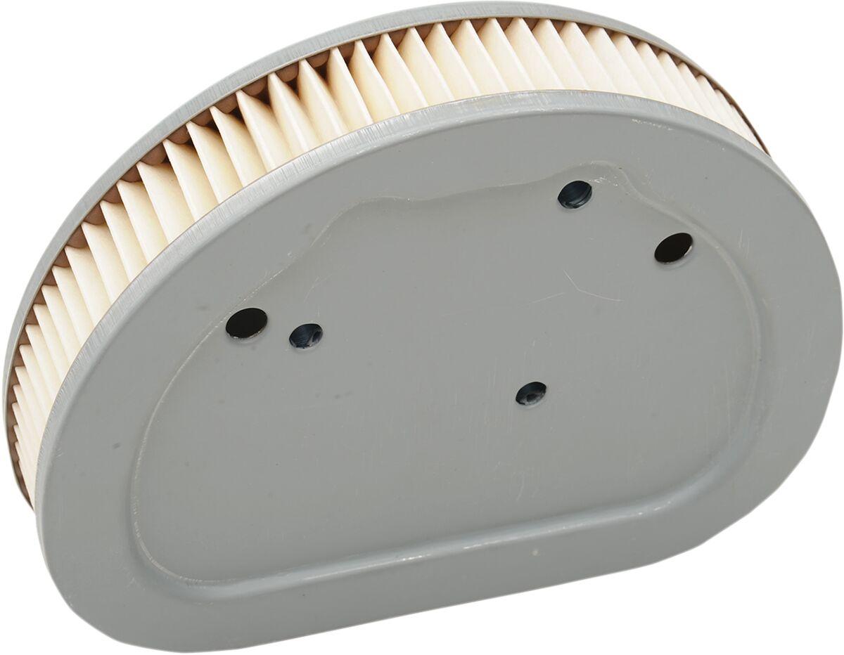 E14-0308DS - Drag Specialties Replacement Air Filter For Harley Davidson FLS 1690 2012-2016 - Silver/White