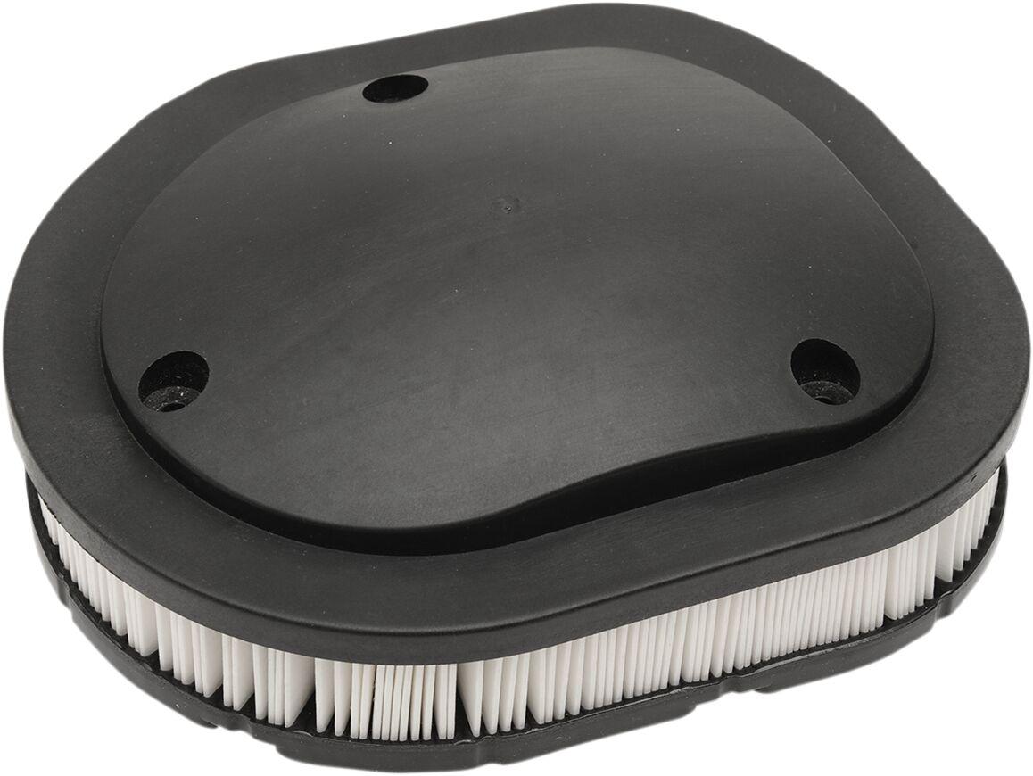 E14-0999 - Drag Specialties OEM Replacement Air Filter For Indian Chief 111 2015-2020 - Black/White