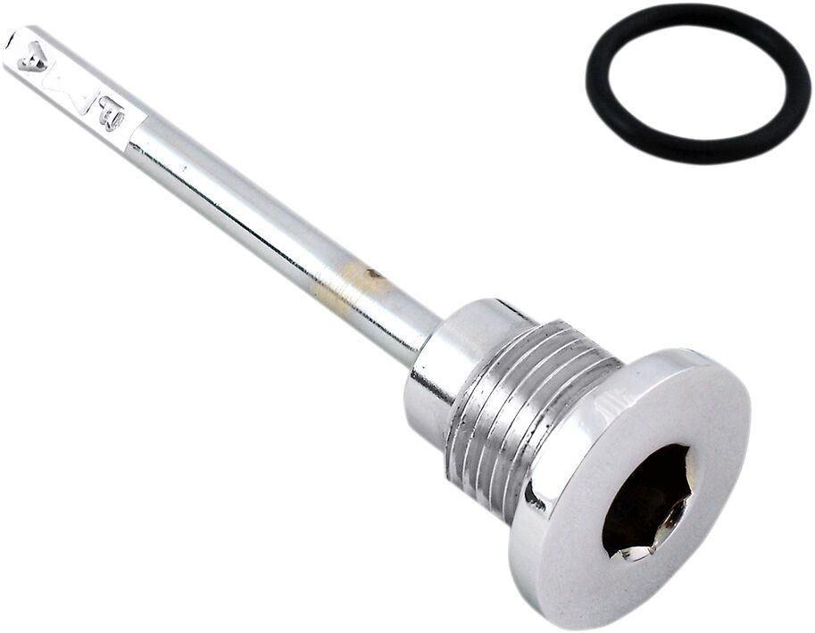 77742 - Drag Specialties Transmission Oil Dipstick For Harley Davidson FLHR 1340 1994-1998 - Chrome
