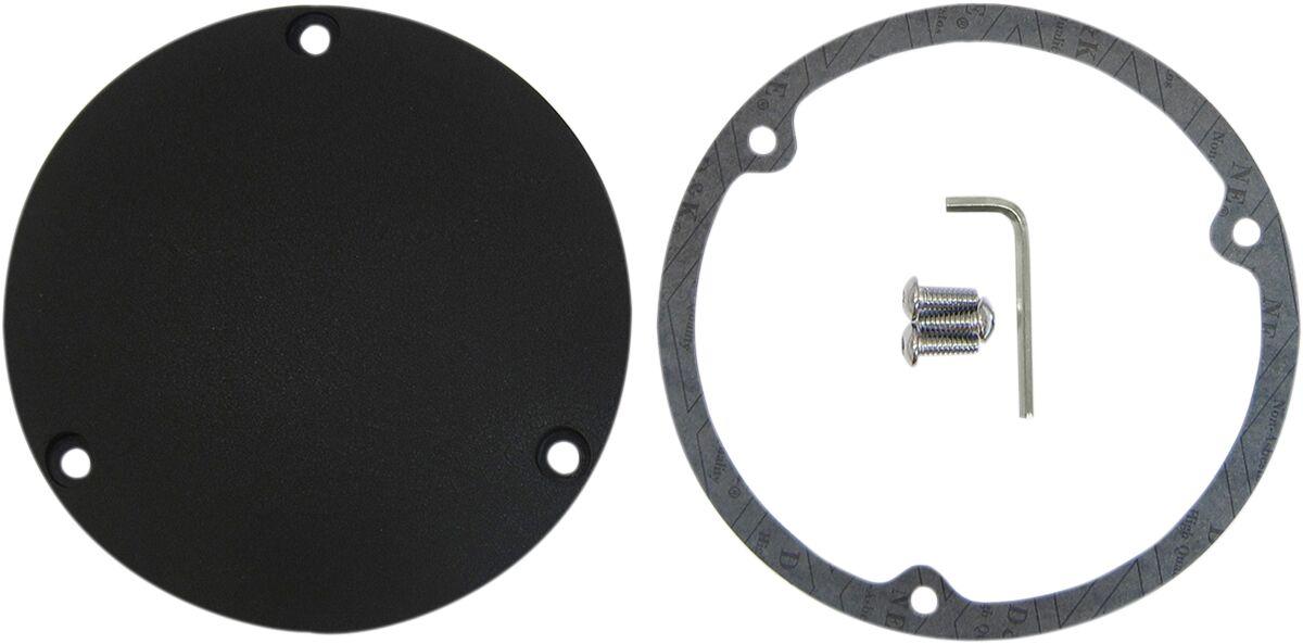 33-0017KWB - Drag Specialties Derby Cover For Harley Davidson FLH 1340 1984 - Wrinkle Black