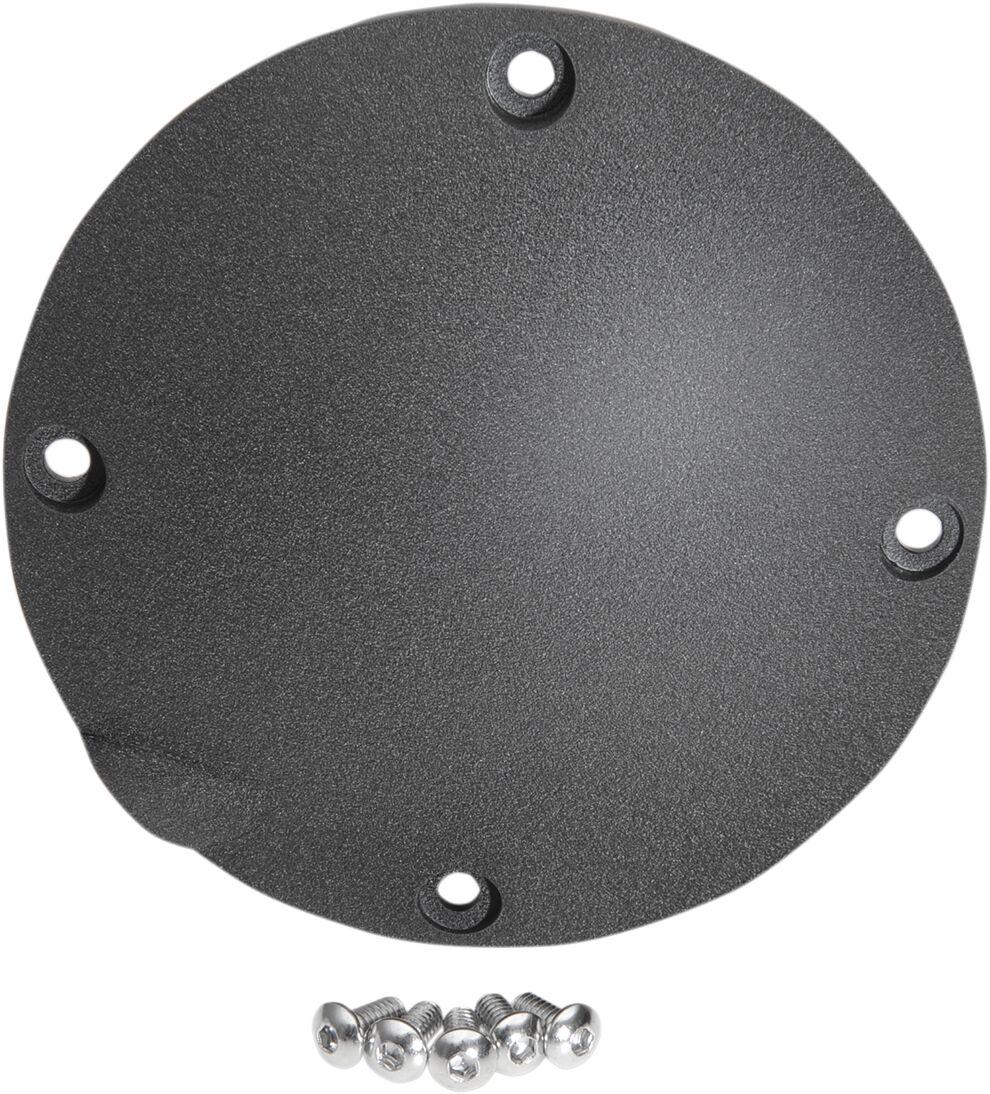 33-0016KWB - Drag Specialties Derby Cover For Harley Davidson XL 1200 C 1998-2003 - Wrinkle Black