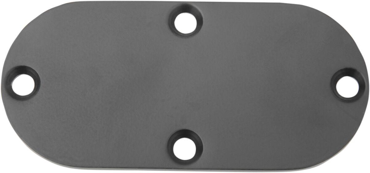 14009B - Drag Specialties Primary Chain Inspection Cover For Harley Davidson FL 1200 1973-1977 - Matte Black