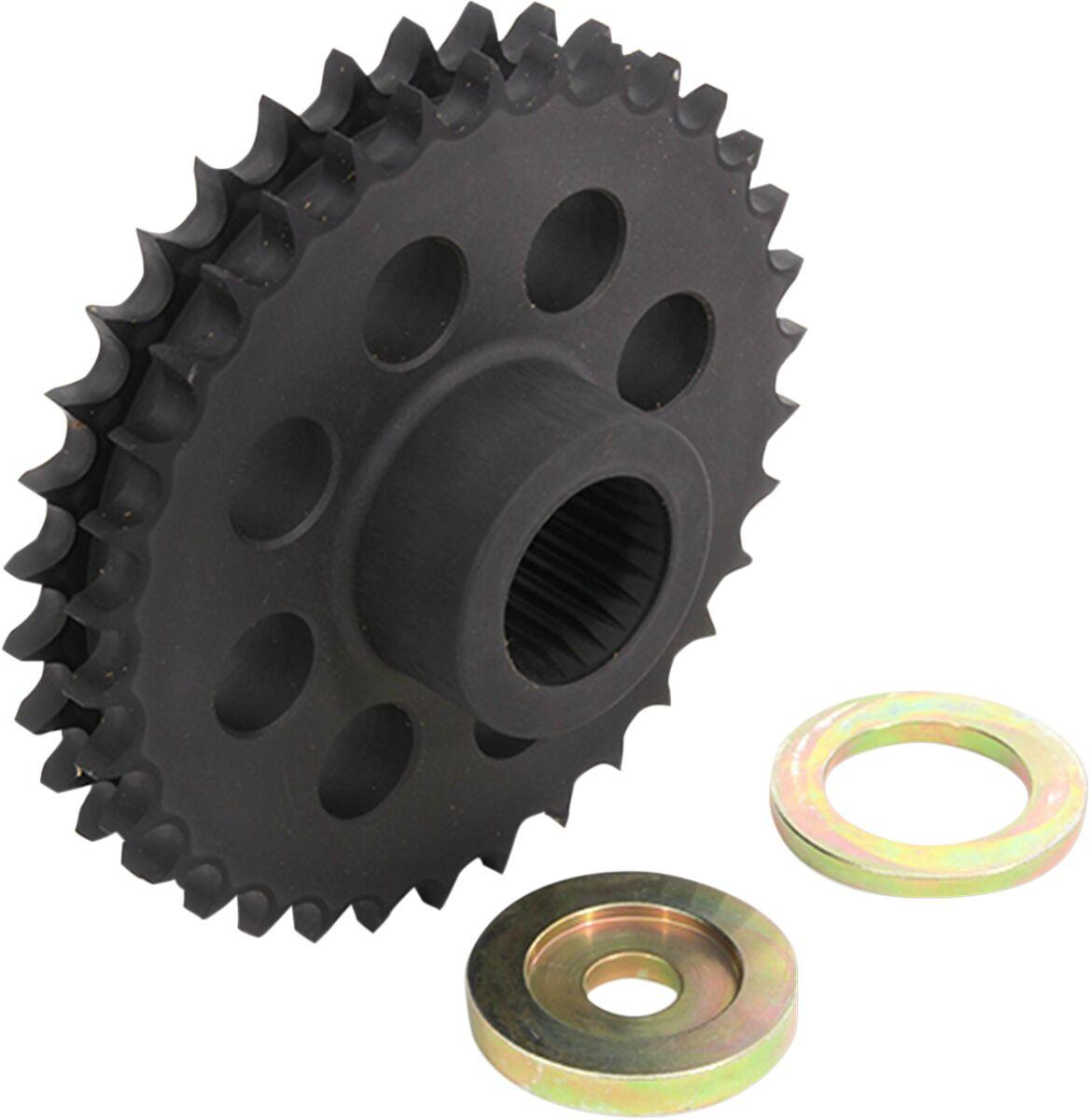 191200 - Drag Specialties Solid Compensator Sprocket Kit For Harley Davidson FLD 1690 2012-2013 - Black