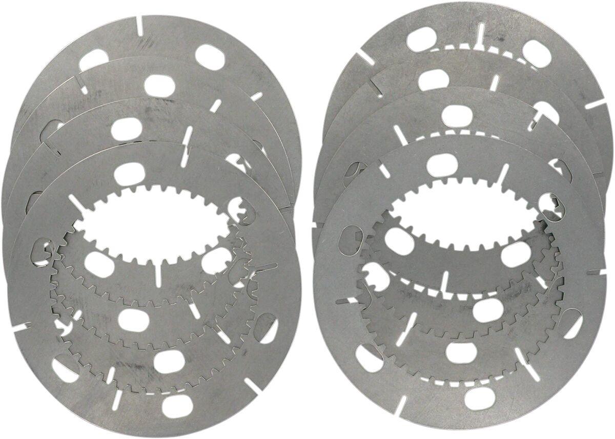 1131-0445 - Drag Specialties Steel Drive Plates For Harley Davidson XLCH 1000 1972-1978