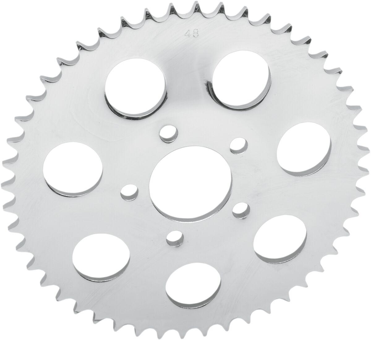 16426P - Drag Specialties 530 Chain Conversion Sprocket For Harley Davidson FLD 1690 2012-2013 Rear Dished Chrome 51T