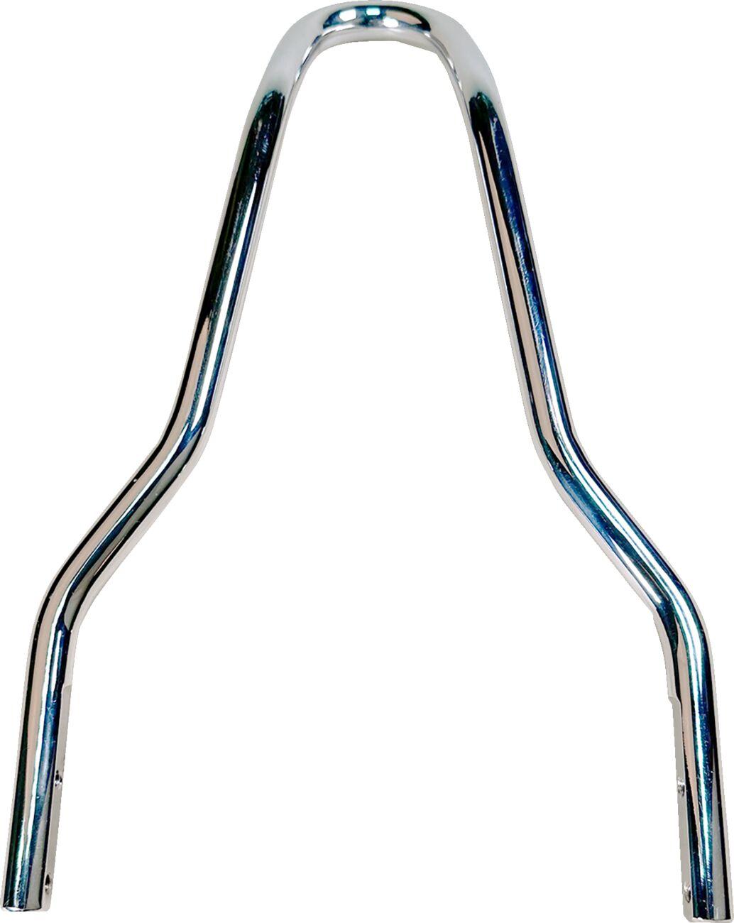 X08-0040CR - Drag Specialties Round Sissy Bar For Harley Davidson FLDE 1750 2018-2020 257 mm - Chrome