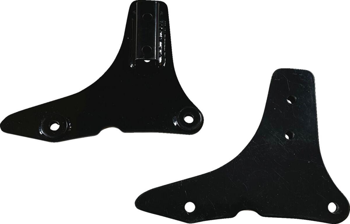 X08-0013GB - Drag Specialties Sissy Bar Side Plates For Harley Davidson FLHRXS 1868 2023-2024 - Black