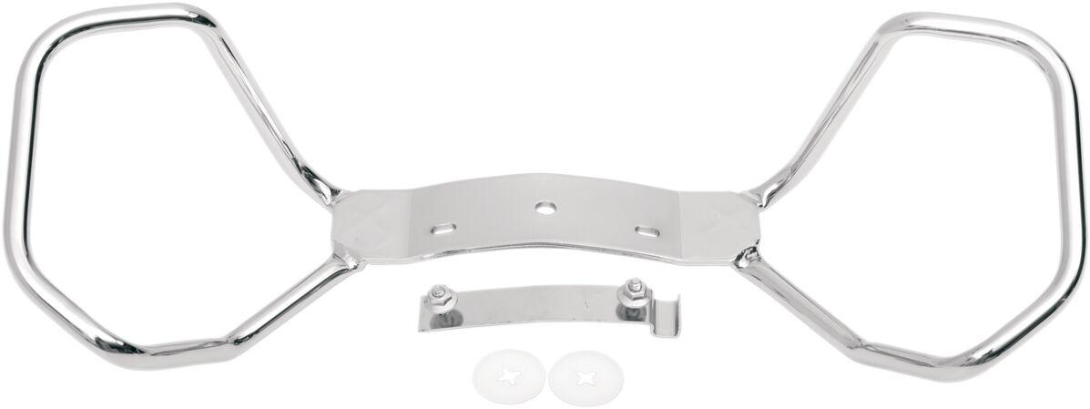 S28-0055 - Drag Specialties Passenger Hand Rail For Harley Davidson FLHR 1450 1999-2003 - Chrome