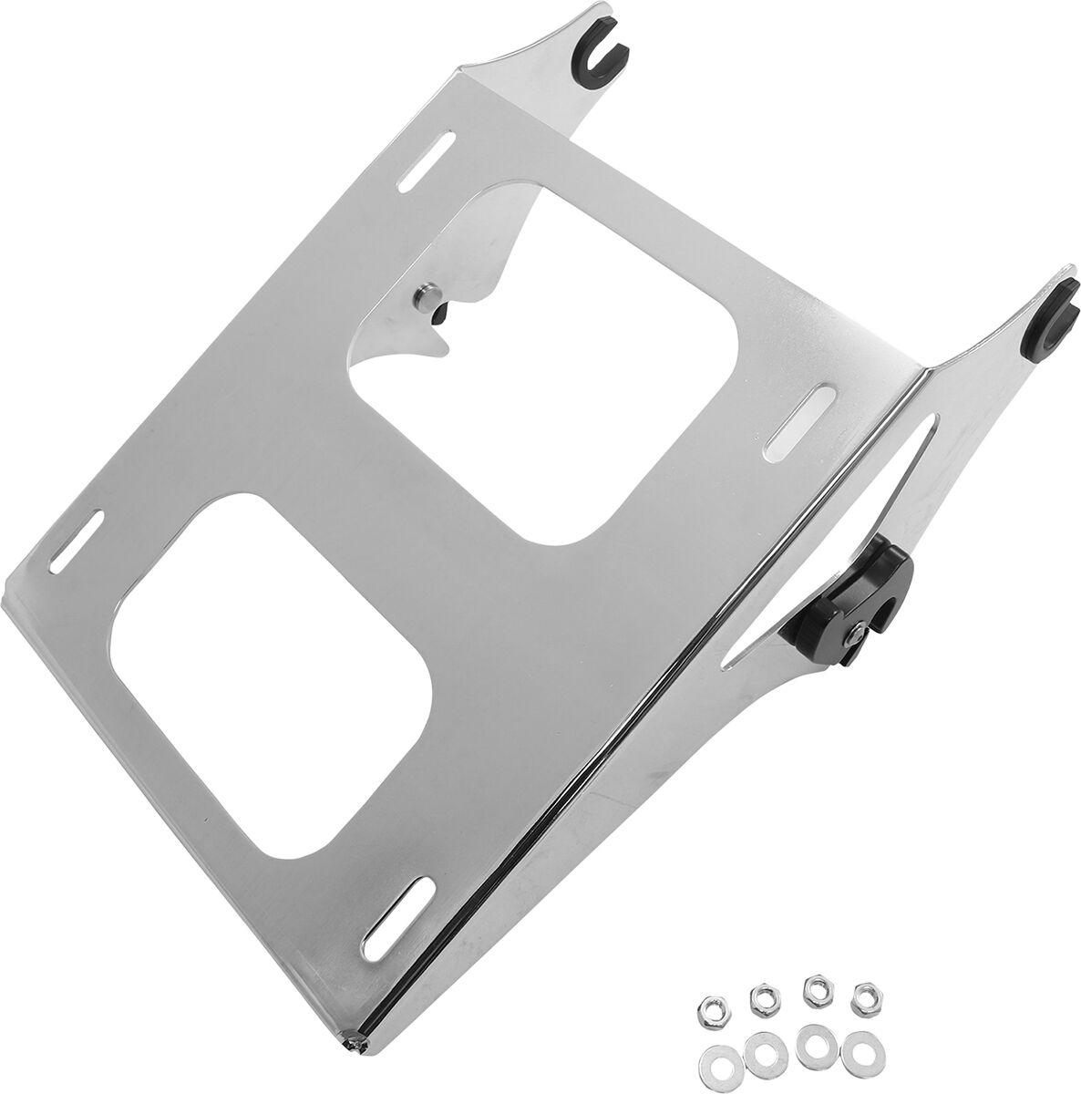 C77-0084 - Drag Specialties Quick Detach Tour Box Mount For Harley Davidson FLH 1868 ABS 2021 - Chrome