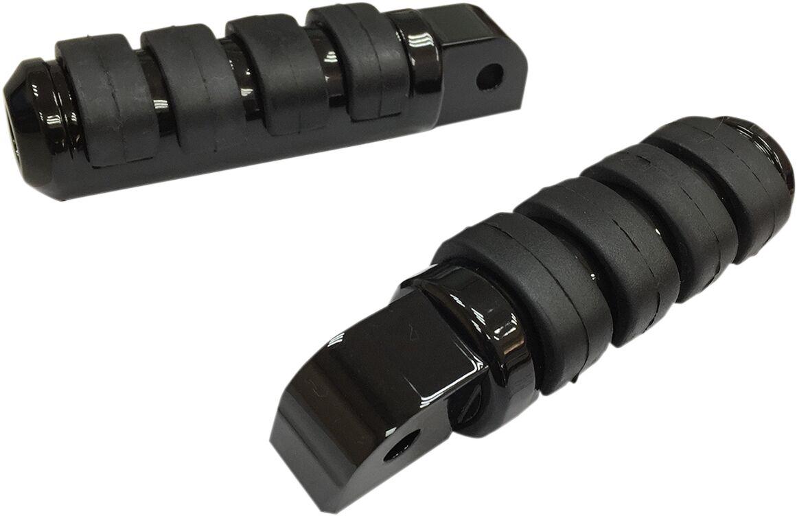 P17-0341ISGB - Drag Specialties Soft Ride Foot Pegs For Harley Davidson FLDE 1750 2018-2020