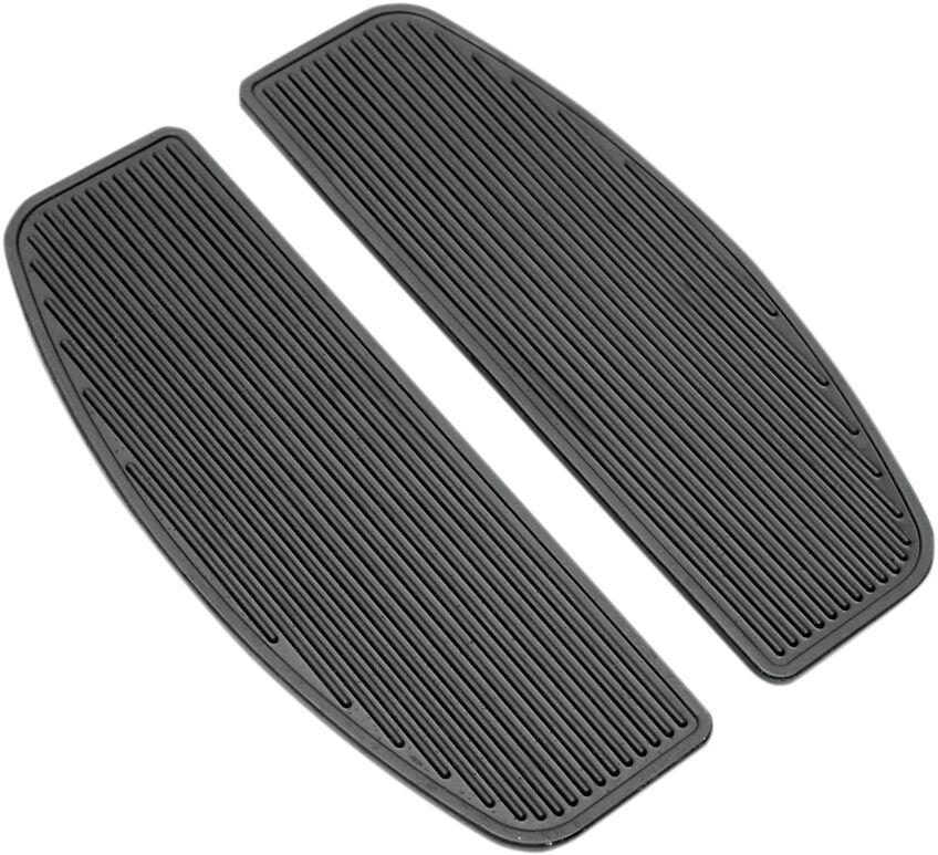 P17-0430-R - Drag Specialties Replacement Rubber Pads For Floorboards For Harley Davidson FLH 1868 2021 - Black