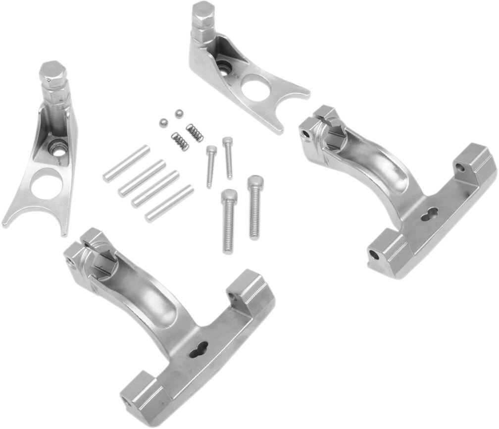 P17-0411C - Drag Specialties Passenger Floorboard Mount Kit For Harley Davidson FLST 1450 2006 - Chrome