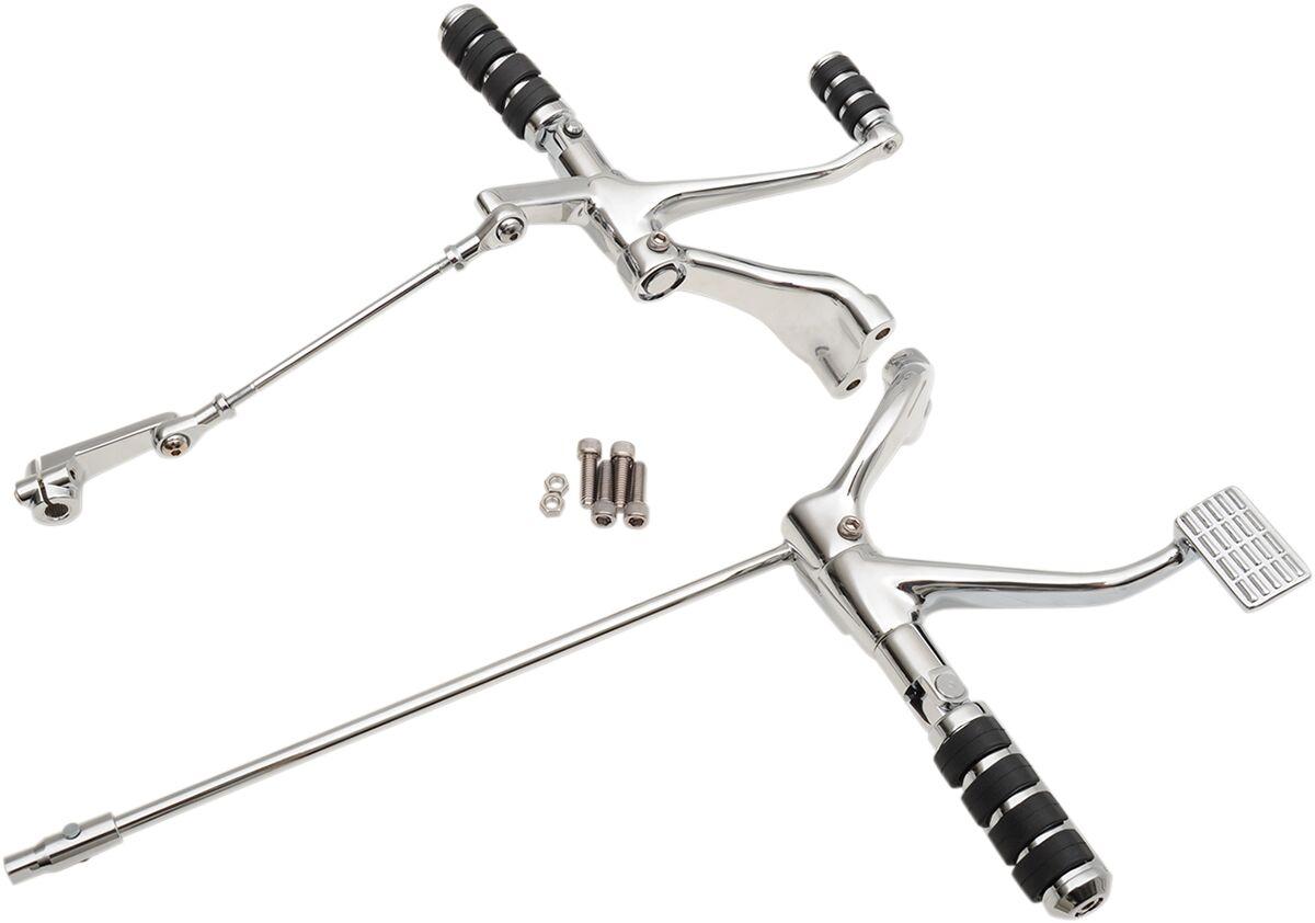 056278 - Drag Specialties Forward Control Kit For Harley Davidson XL 1200 C 2014-2020 - Chrome