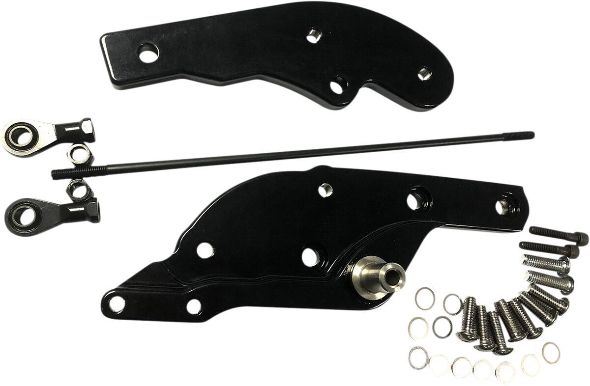 056319 - Drag Specialties Forward Control Extension For Harley Davidson FLFBS 1868 2021-2024 - +3" Black