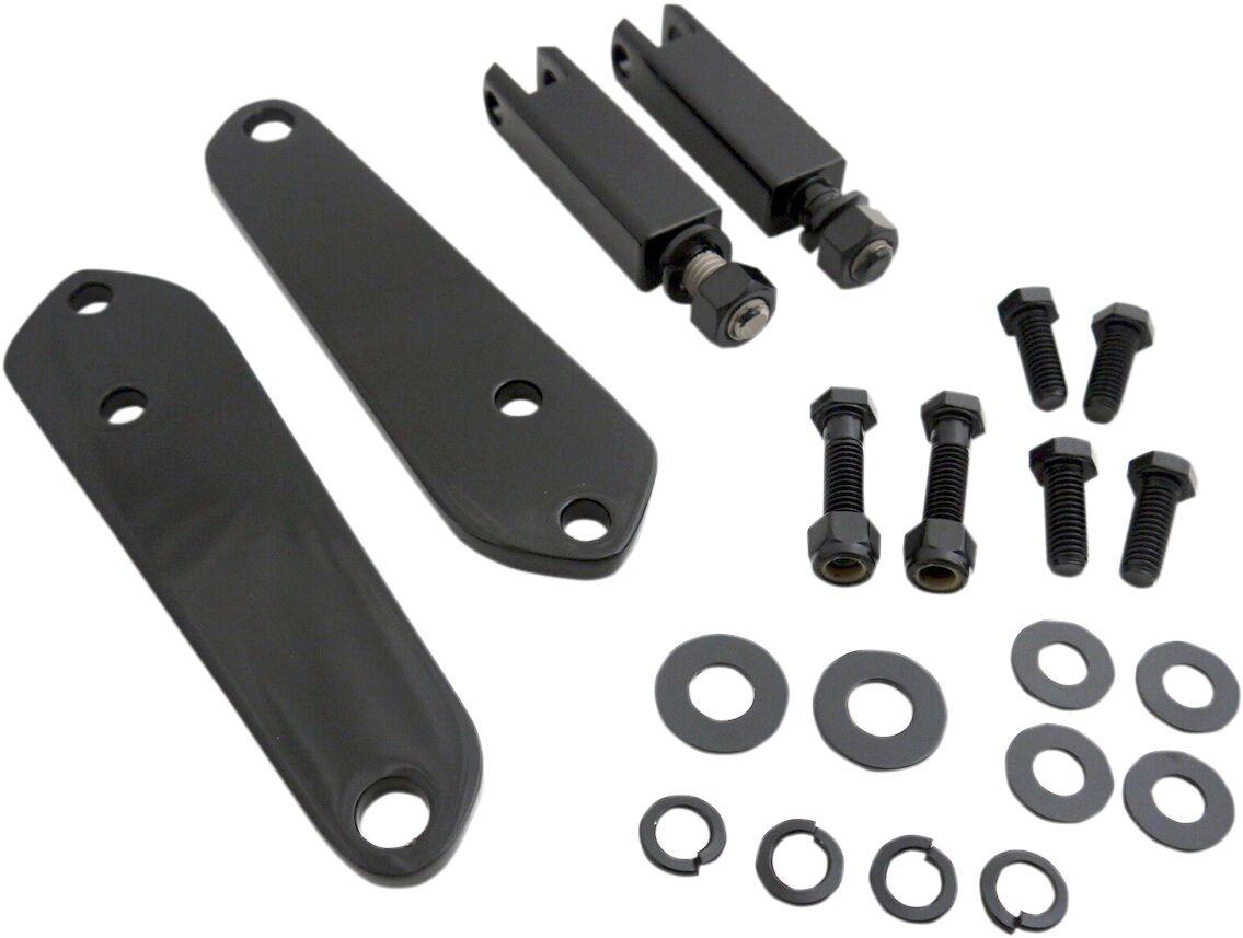 75416B - Drag Specialties Front Mount Highway Bar Kit For Harley Davidson FXD 1340 1995-1998 - Black