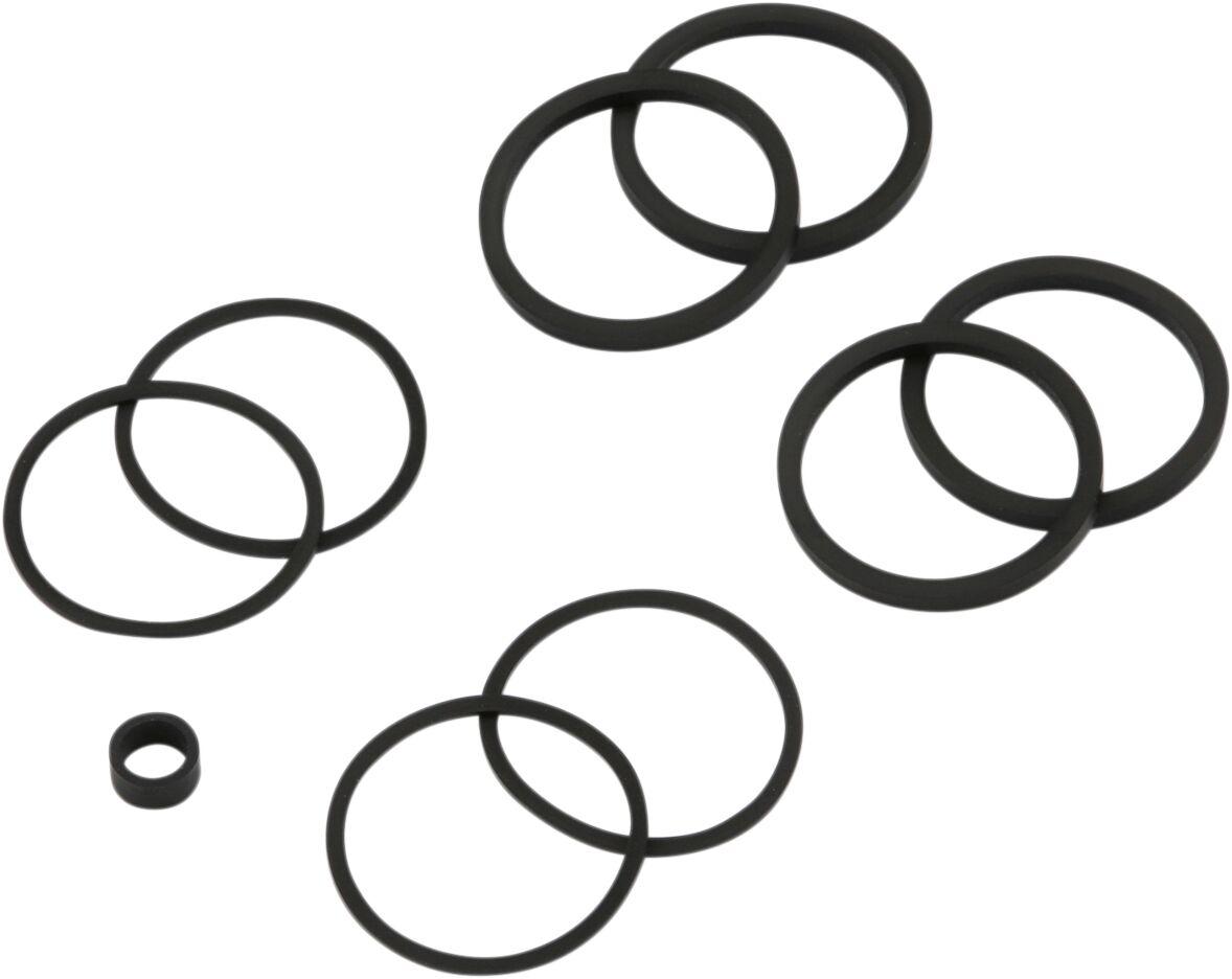84969 - Drag Specialties Caliper Seal Kit For Harley Davidson FLD 1690 2012-2013 Fits Front Or Rear - Black