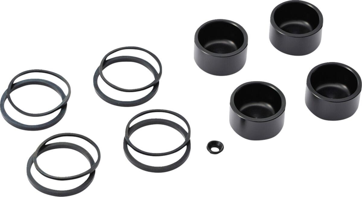 89236 - Drag Specialties Caliper/Piston Seal Kit For Harley Davidson FLH 1868 2021 Front - Black