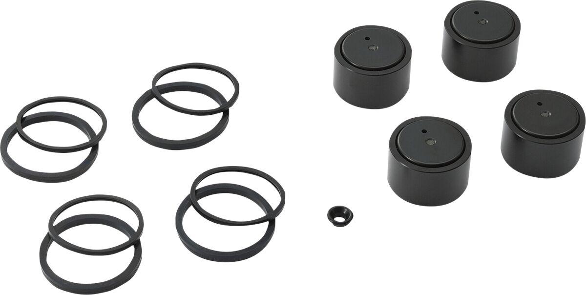 87758 - Drag Specialties Caliper Rebuild Kit For Harley Davidson FLH 1868 2021 Rear - Black