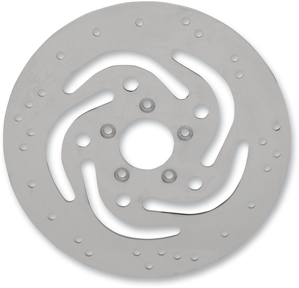 B06-0201AS - Drag Specialties OEM-Style Brake Disc For Harley Davidson FLHR 1450 2000-2003 Front - Silver