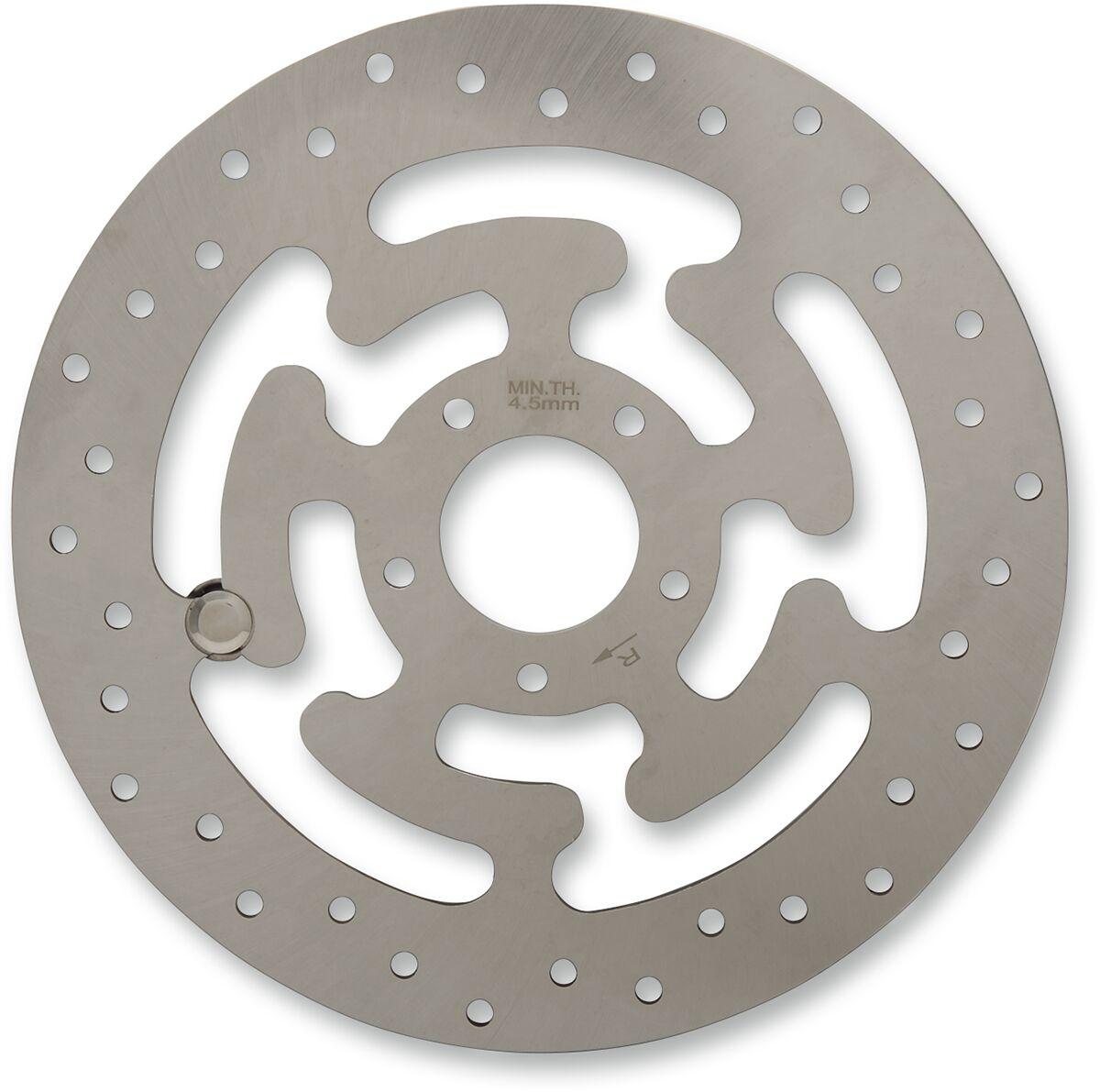 B06-0191RAS - Drag Specialties OEM-Style Brake Disc For Harley Davidson FLHR 1584 2008 Front Right - Silver