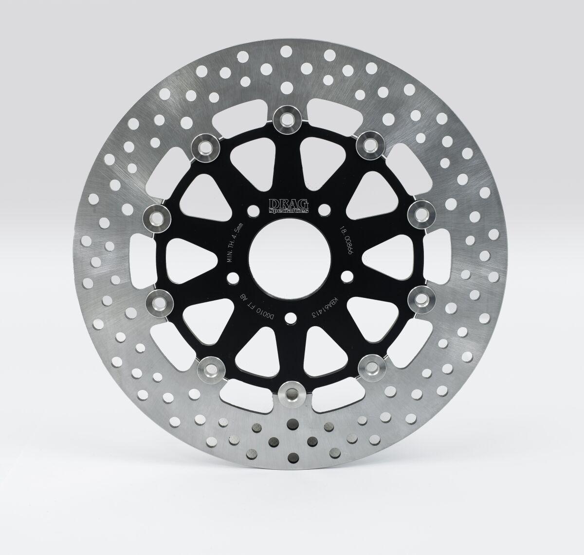 DG010FTAB - Drag Specialties FT Series Brake Disc For Harley Davidson FLFB 1750 2018-2020 Front - Black