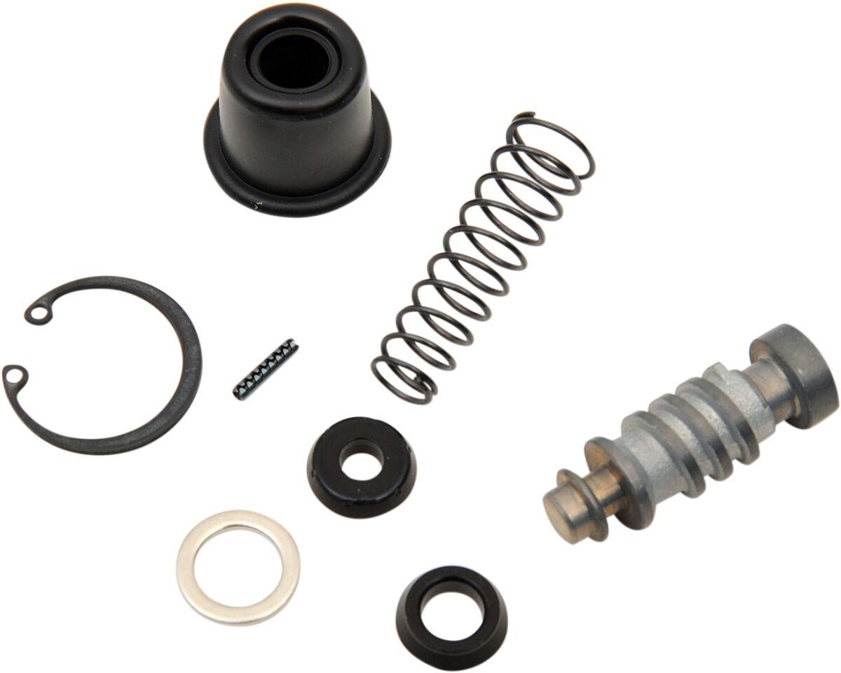 87781 - Drag Specialties Rear Brake Master Cylinder Rebuild Kit For Harley Davidson XL 1200 C 2007-2013 - Black/Silver