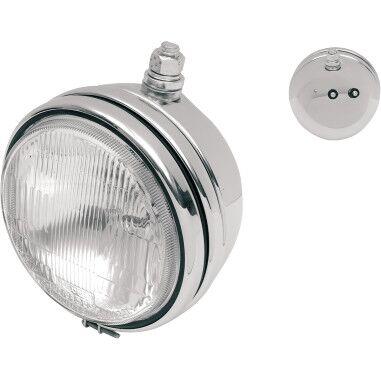 20-0308CE - Drag Specialties Diamond-Style Light Kit For Harley Davidson XLH 1000 1980-1981 Front - Chrome Blue