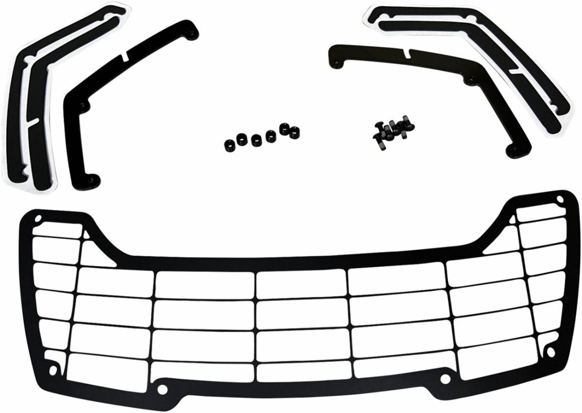 L20-0630 - Drag Specialties Headlight Guard Kit For Harley Davidson RA 1250 2021-2024 Black