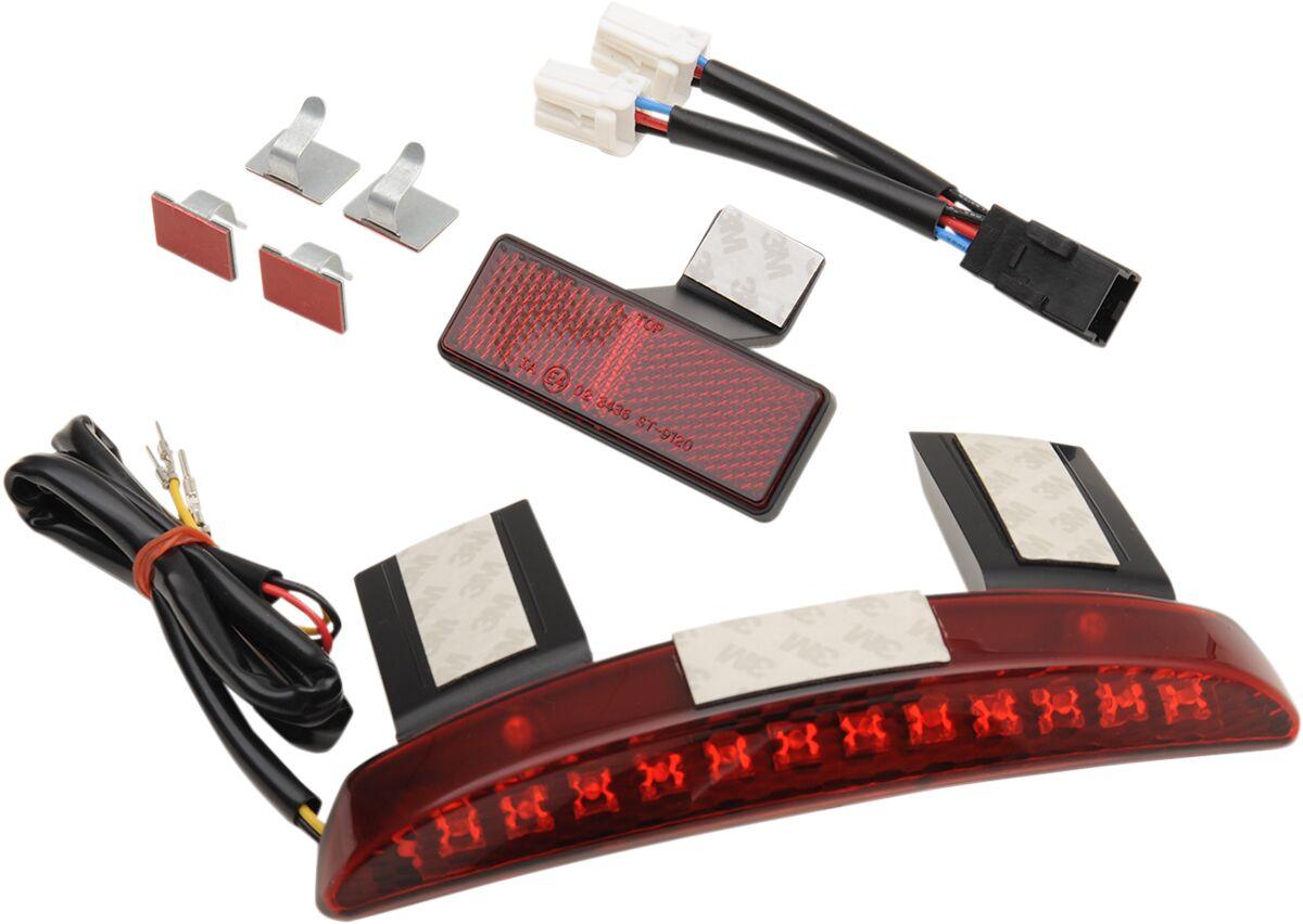 77499 - Drag Specialties LED Running Light & Brake Light Assembly For Harley Davidson XL 1200 C 2017-2018 Rear Red