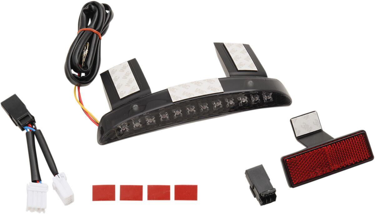 77499S - Drag Specialties LED Running Light & Brake Light Assembly For Harley Davidson XL 1200 CX 2016-2017 Rear Smoke