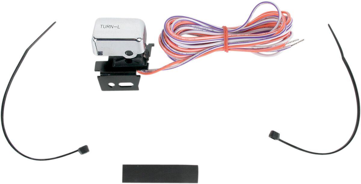 H18-0333C-L - Drag Specialties Handlebar Switch For Harley Davidson FLD 1690 2012-2013 Left/Lower - Chrome