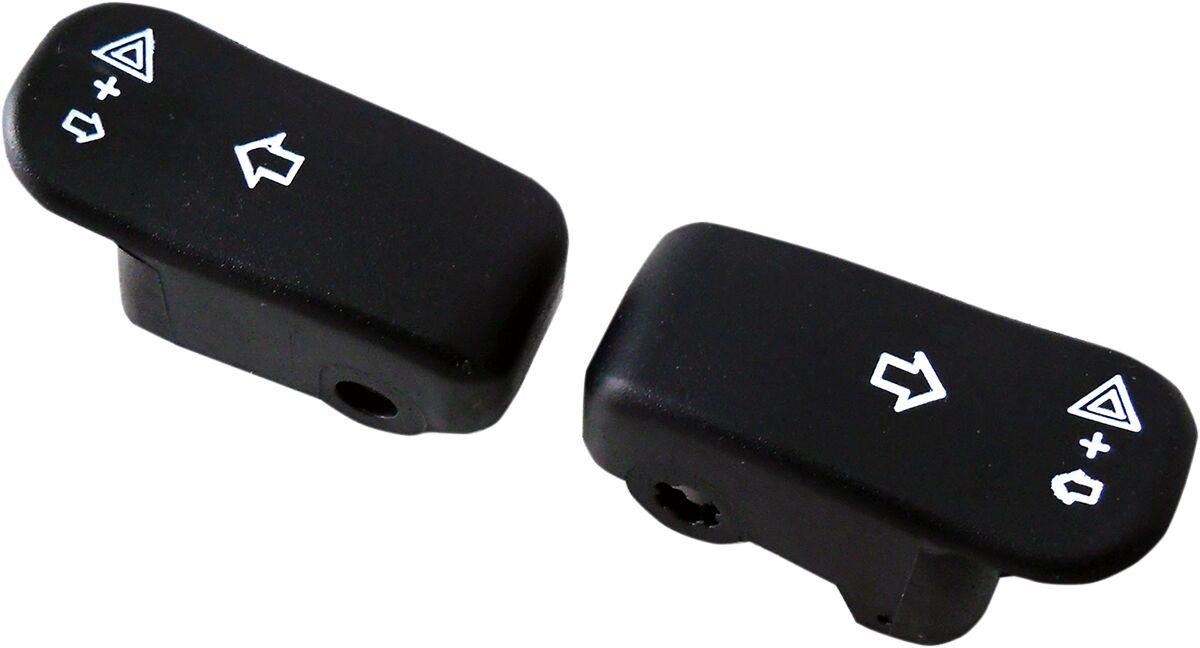 77448 - Drag Specialties Turn Signal Switch Extension For Harley Davidson FLHR 1340 1996-1998 - Black