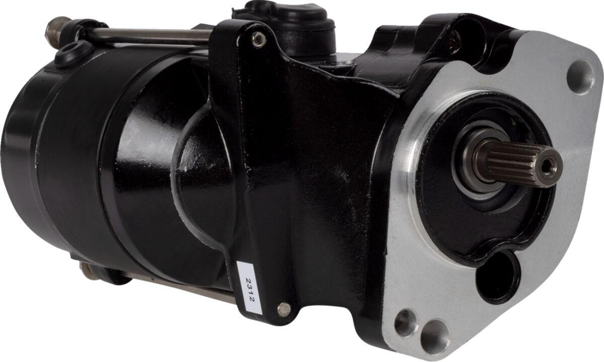 80-1003 - Drag Specialties 1.7kW High-Performance Starter Motor For Harley Davidson FLHR 1340 1994-1998 - Black